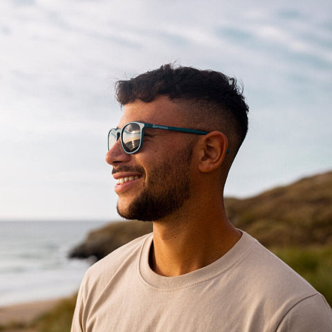 Waterhaul Sunglasses - Kynance Navy - Polarised Grey Lens Sunglasses Waterhaul   